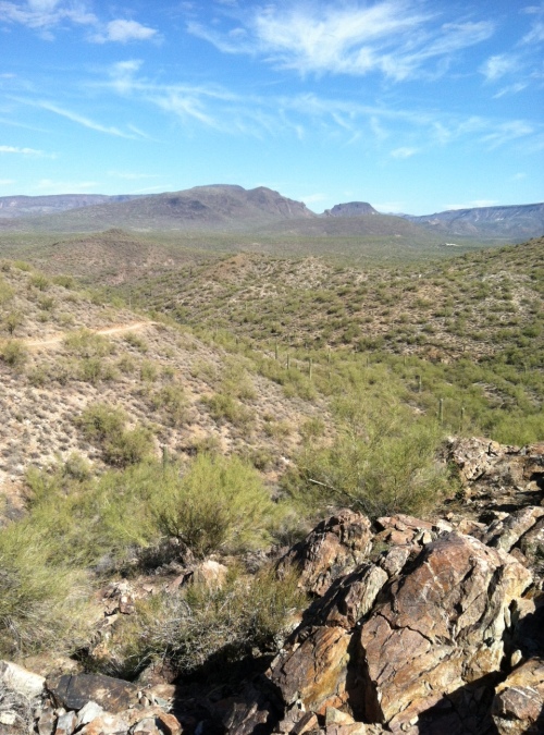 Go John trail at Cave Creek Regional Park in Scottsdale, Arizona